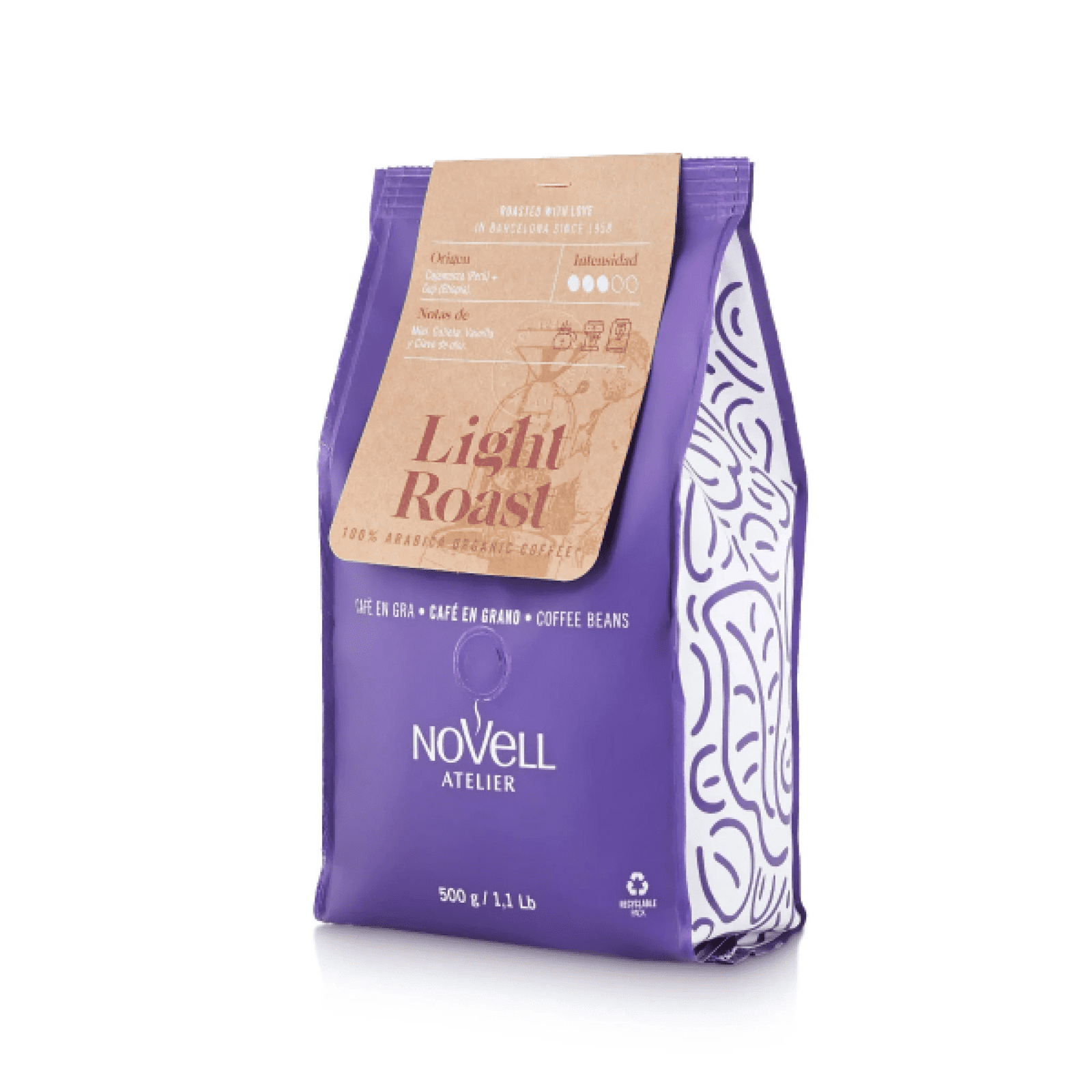 Novell Atelier Økologisk Light Roast (500g)