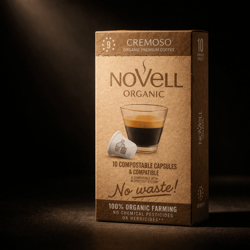 Kaffekapsler økologisk Cremoso "No Waste" (10 stk)