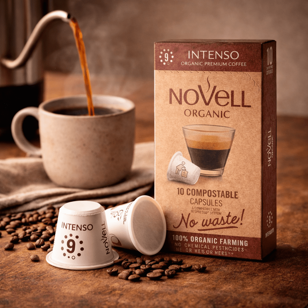 Kaffekapsler økologisk Intenso "No Waste" (10 stk)