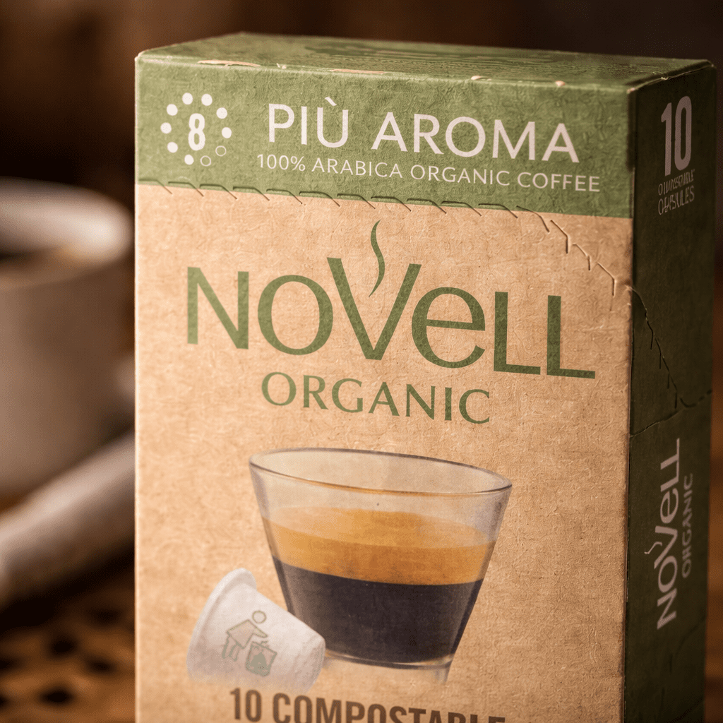 Kaffekapsler økologisk Piu Aroma "No Waste" (10 stk)