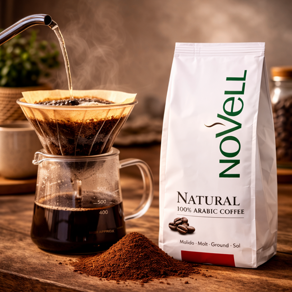 Natural Arabica malet kaffe 250g
