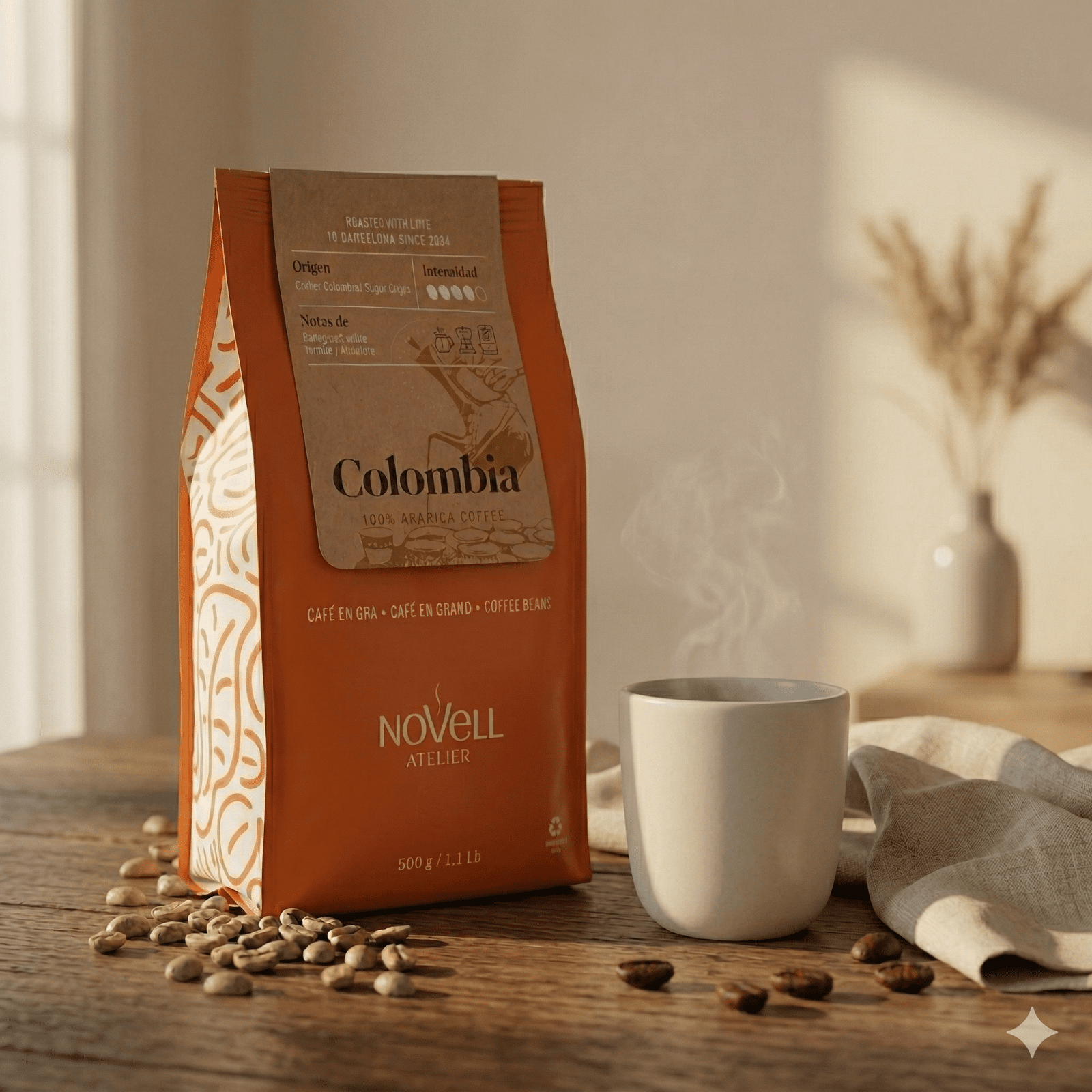 Novell Atelier Colombia, 100% Arabica (500 g)