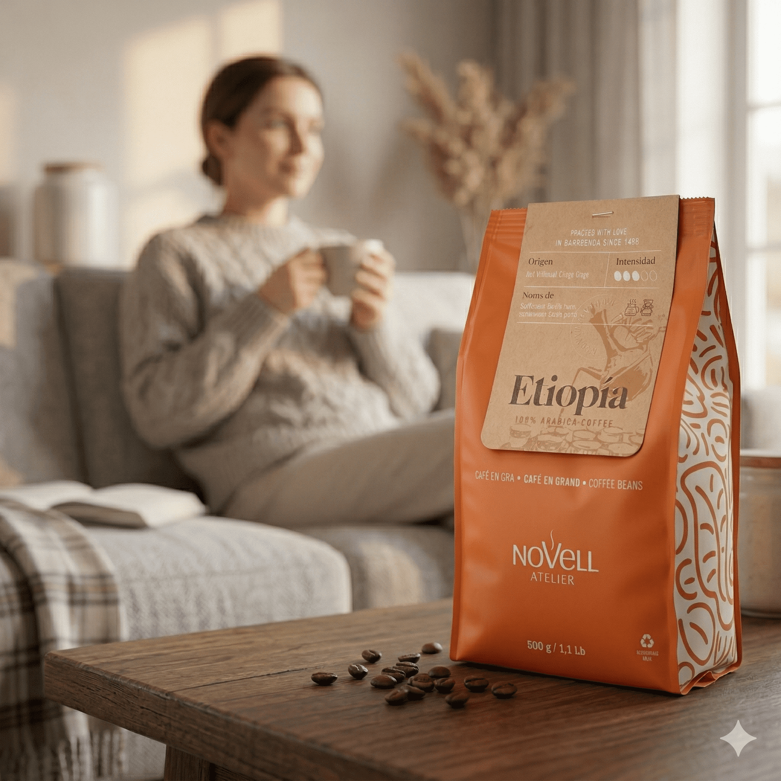 Novell Atelier Etiopía, 100% Arabica (500 g)