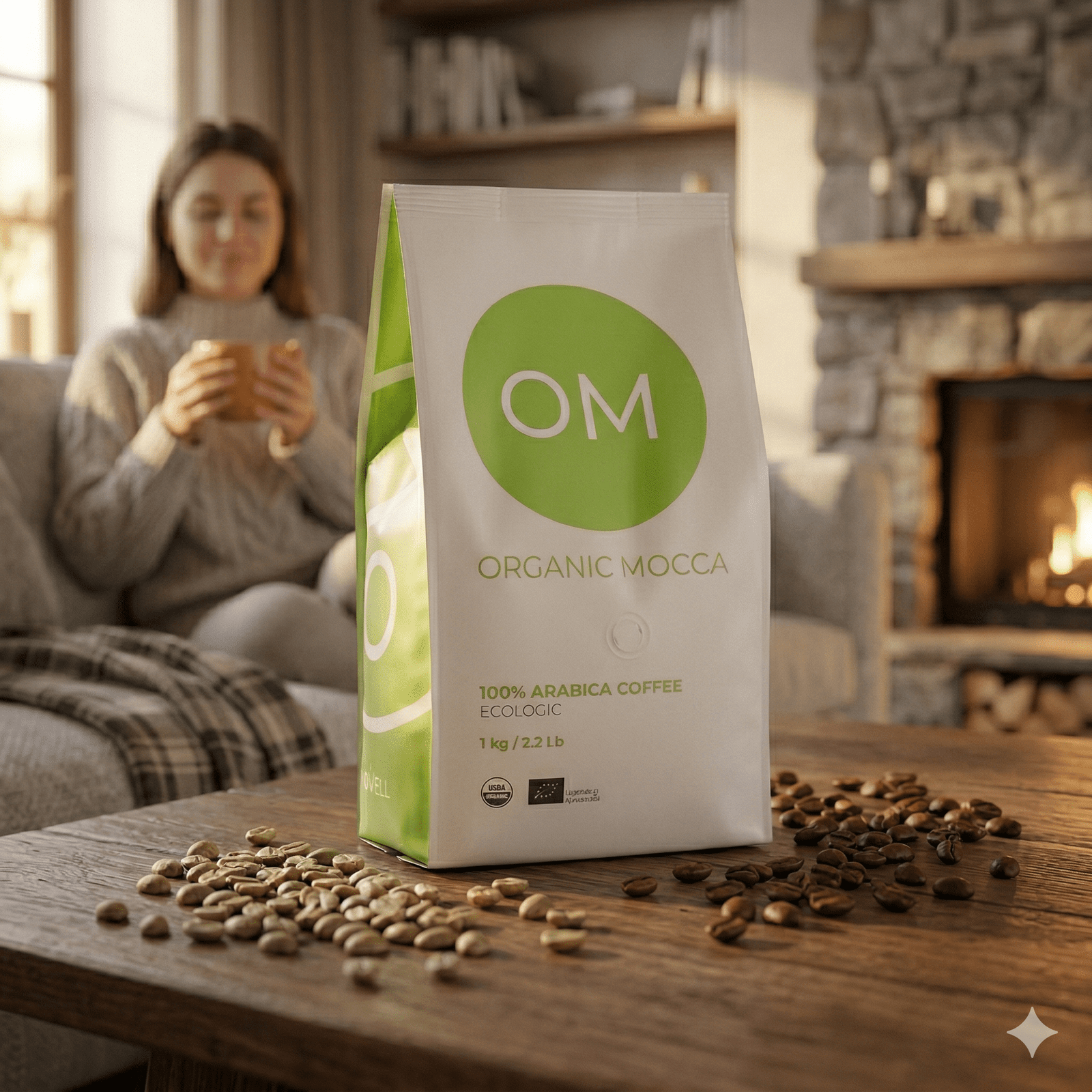 Økologisk OM Organic Mocca 1kg