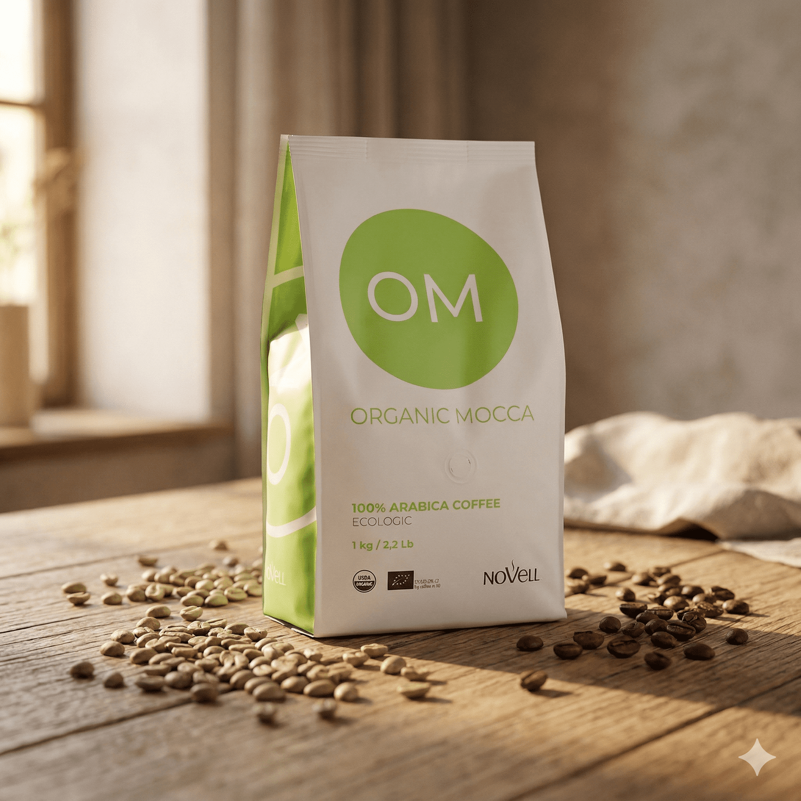 Økologisk OM Organic Mocca 1kg