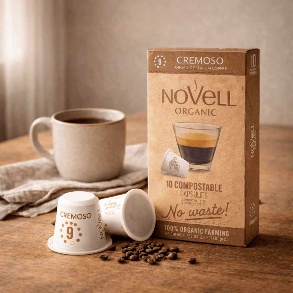 Kaffekapsler økologisk Cremoso "No Waste" (10 stk)