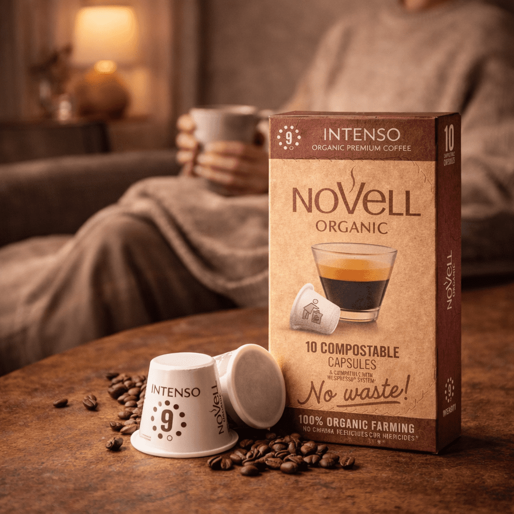 Kaffekapsler økologisk Intenso "No Waste" (10 stk)