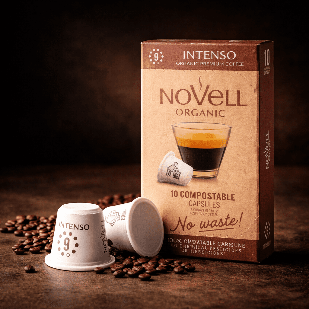 Kaffekapsler økologisk Intenso "No Waste" (10 stk)