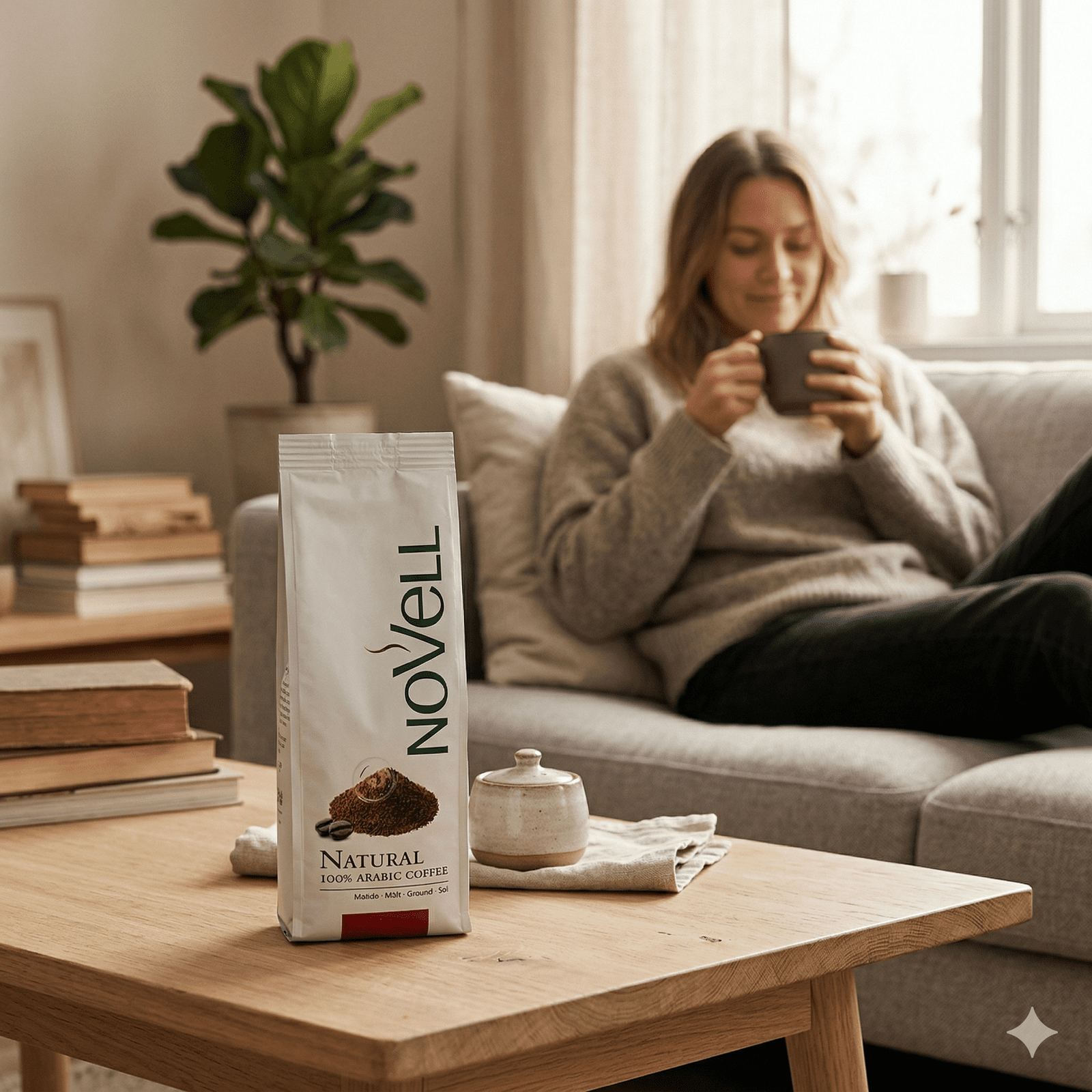 Natural Arabica malet kaffe 250g