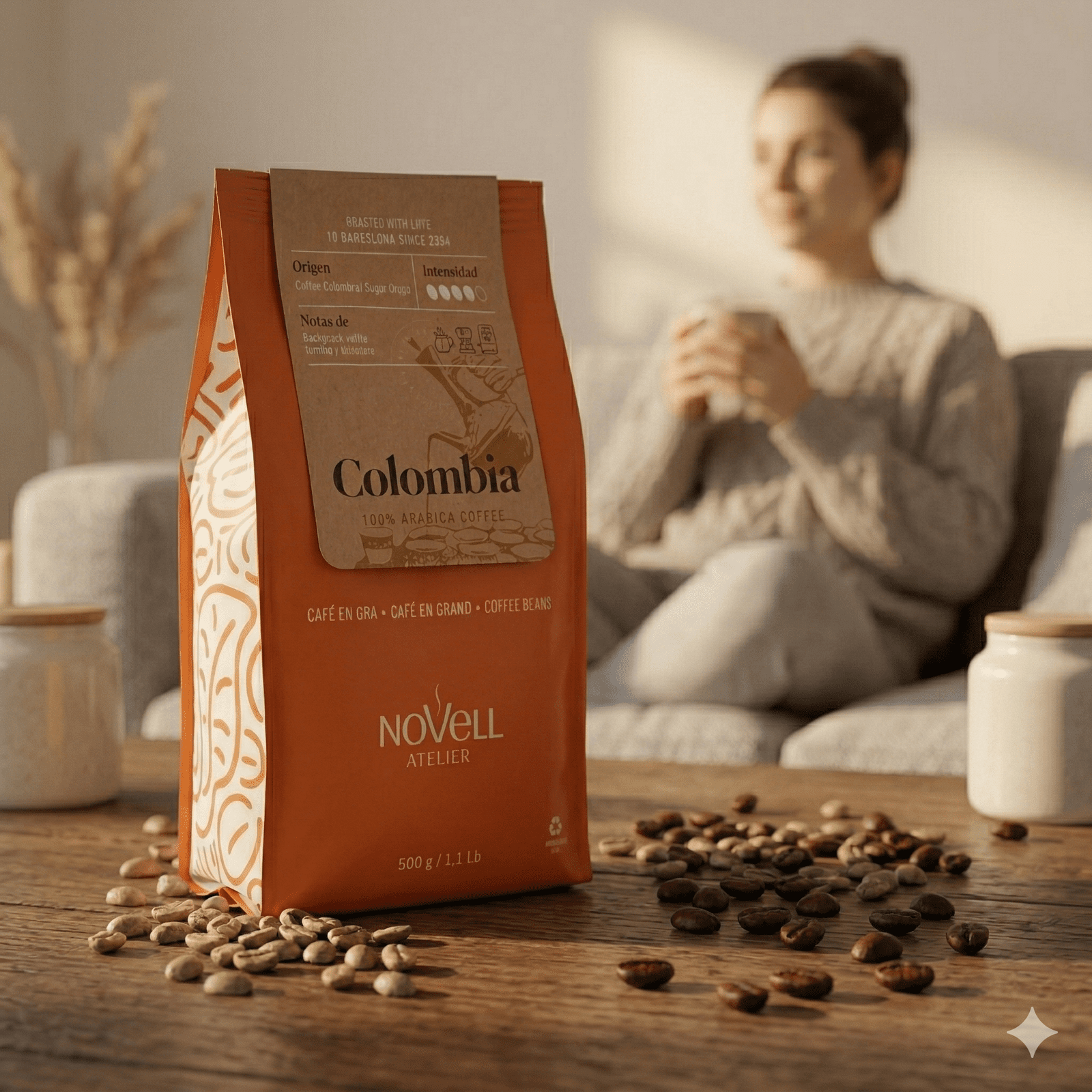 Novell Atelier Colombia, 100% Arabica (500 g)