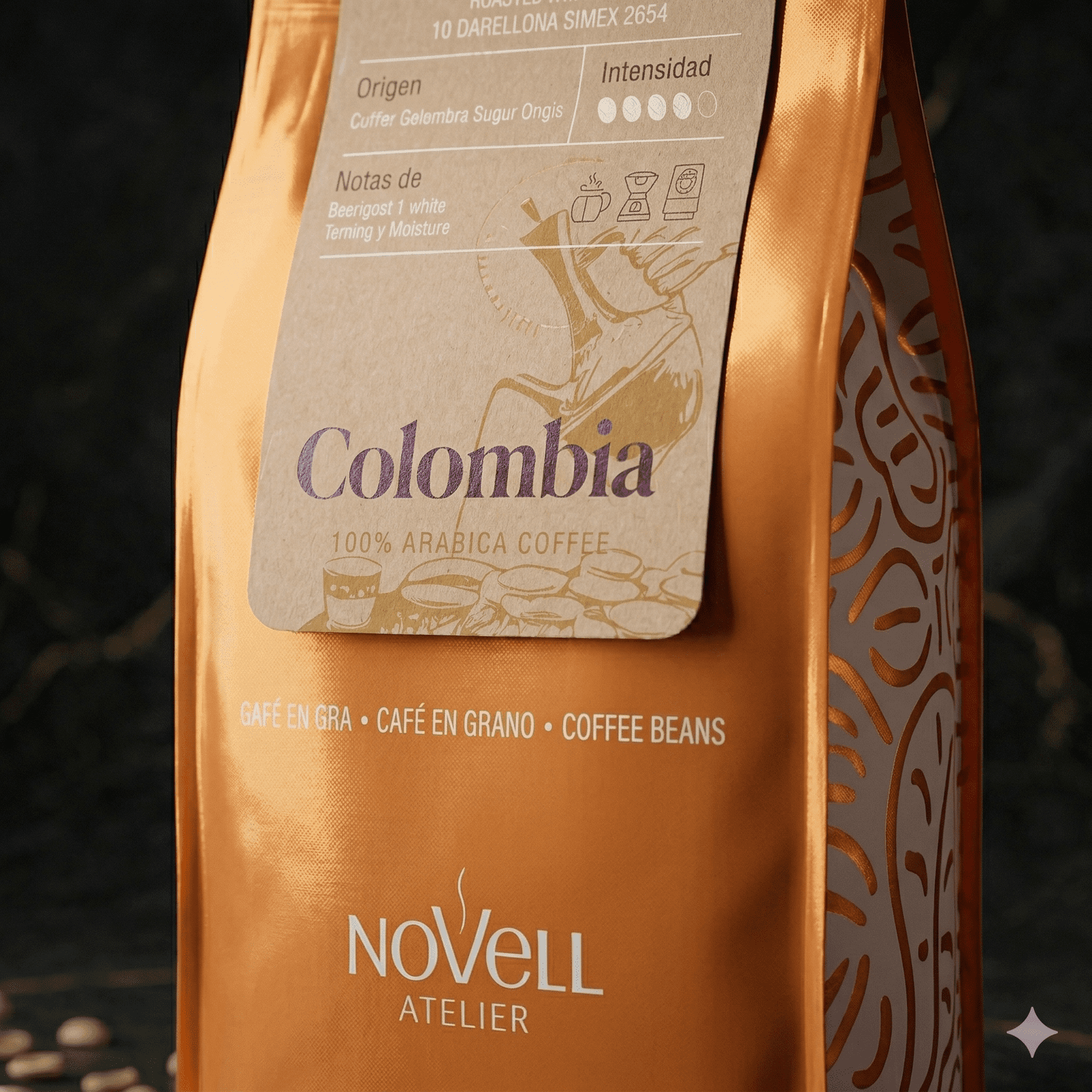 Novell Atelier Colombia, 100% Arabica (500 g)