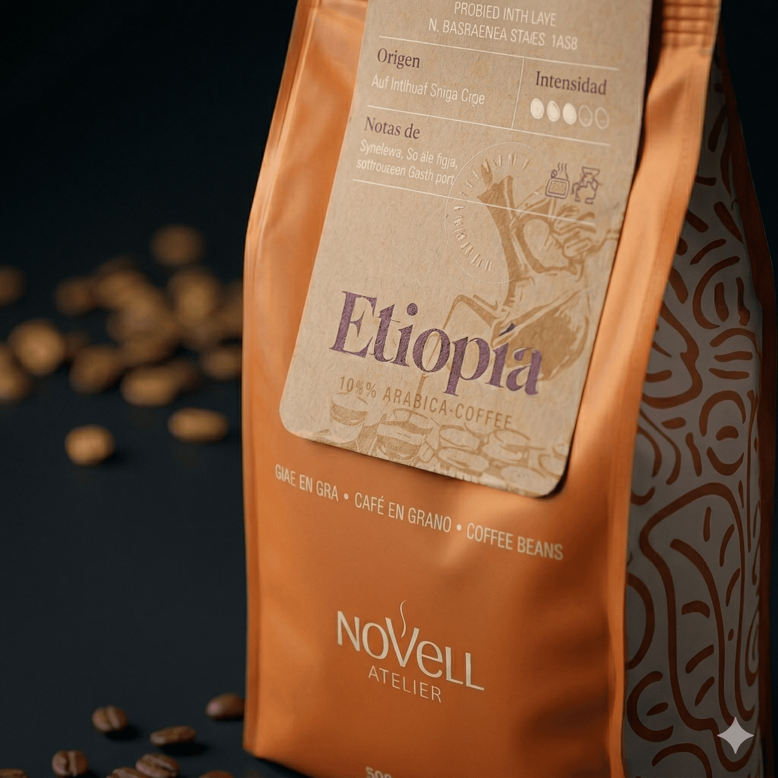 Novell Atelier Etiopía, 100% Arabica (500 g)