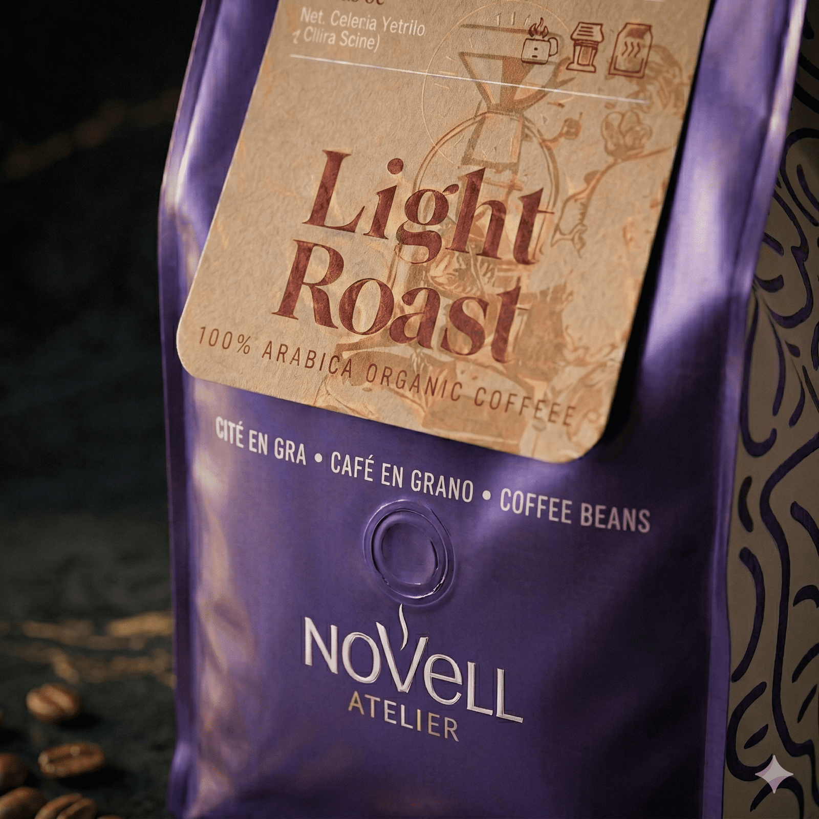 Novell Atelier Økologisk Light Roast (500g)