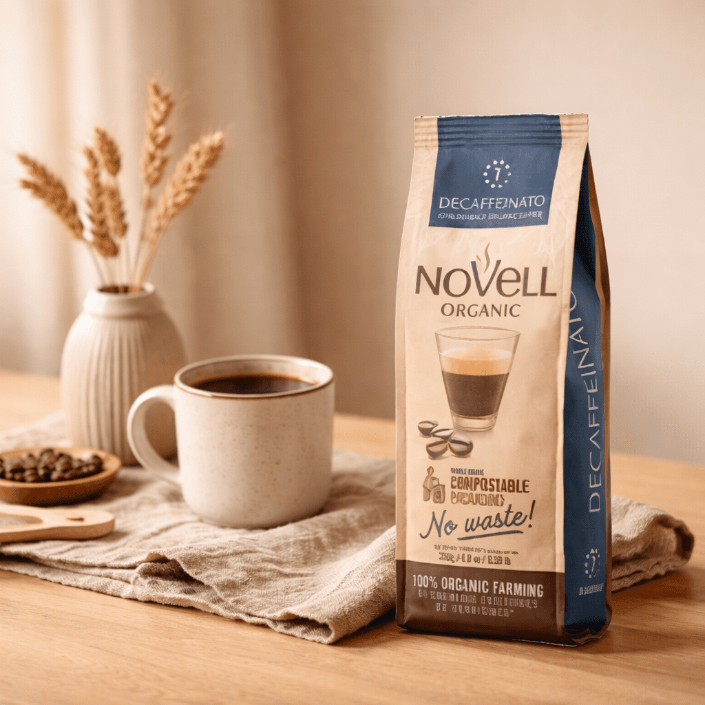 Økologisk Koffeinfri 250g hele bønner