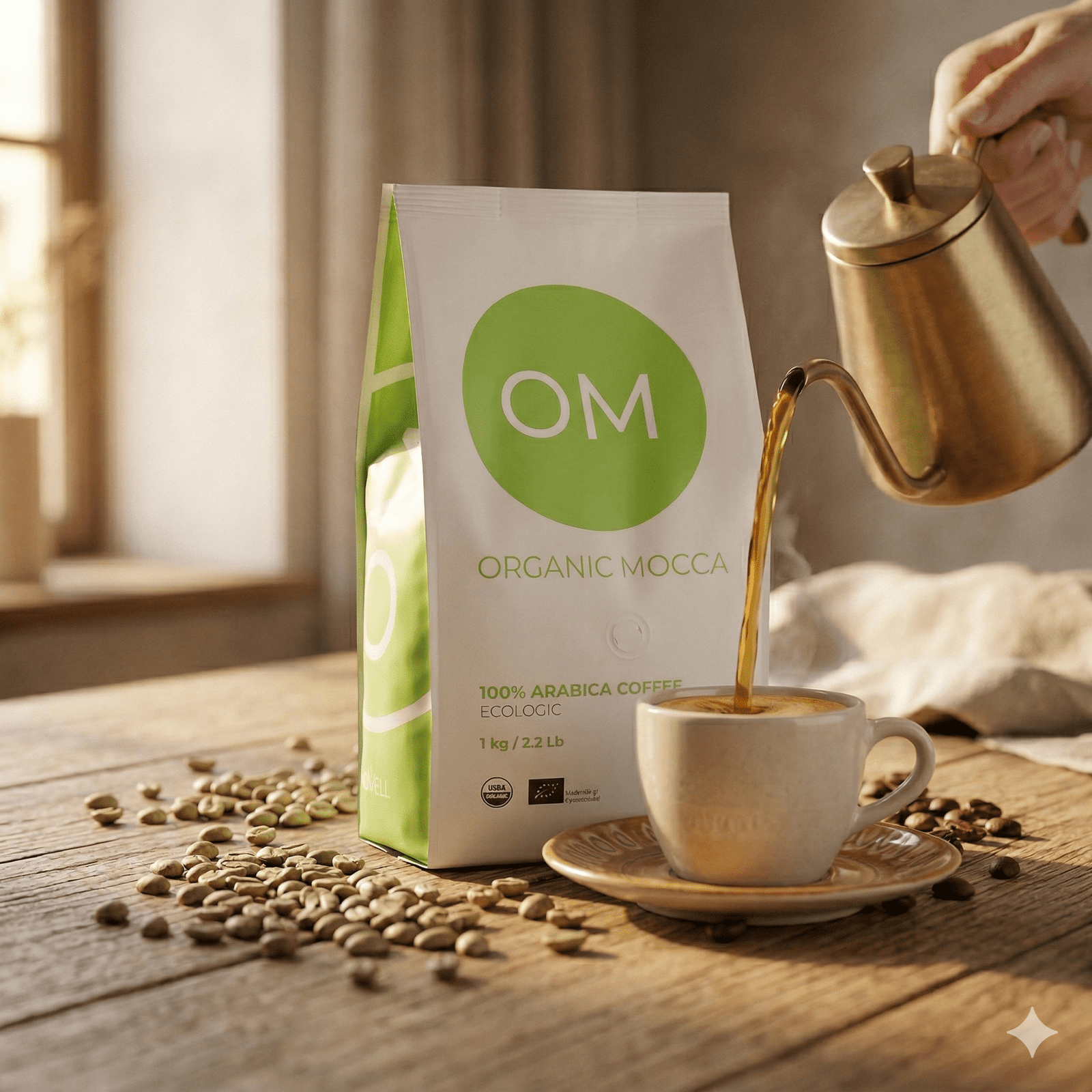 Økologisk OM Organic Mocca 1kg