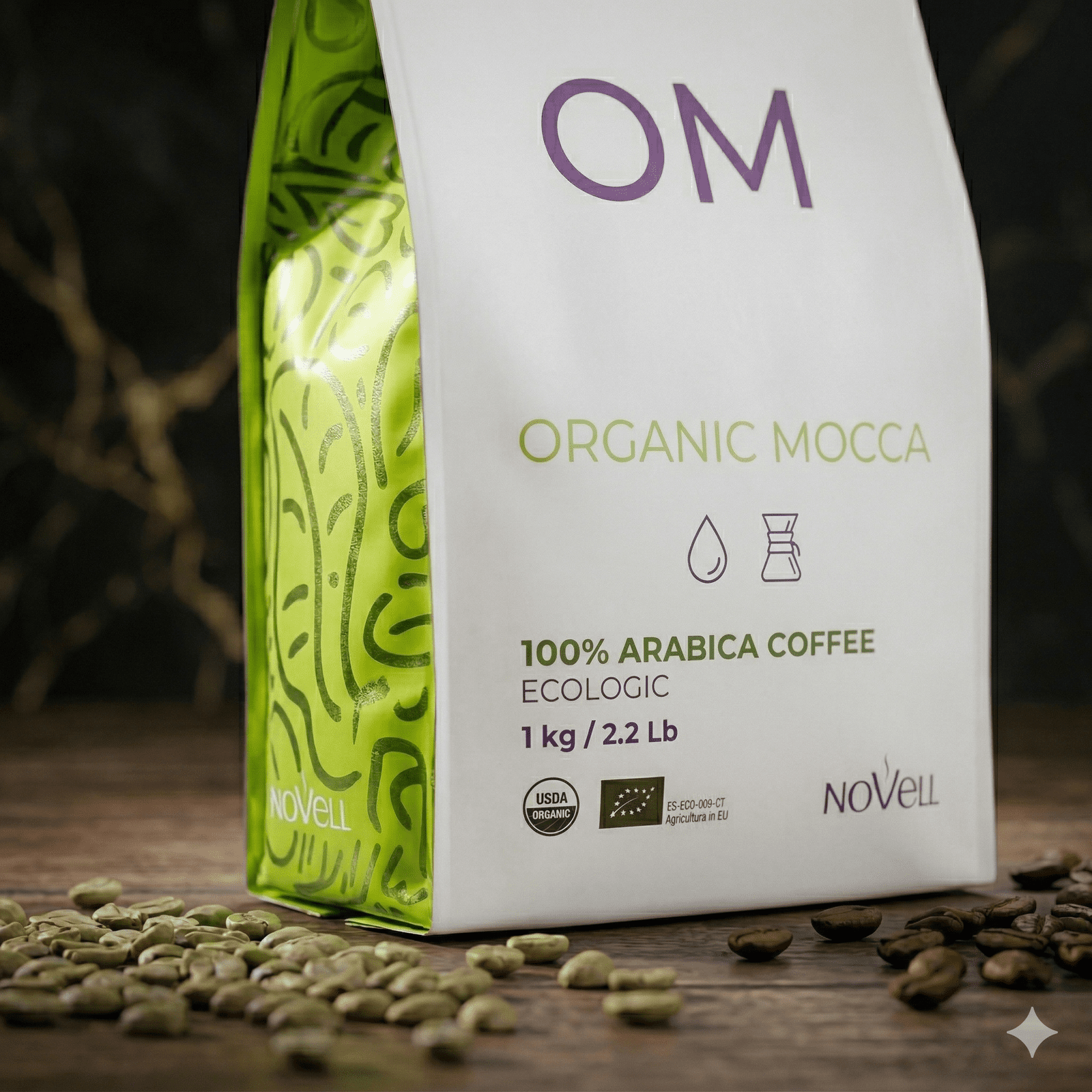 Økologisk OM Organic Mocca 1kg