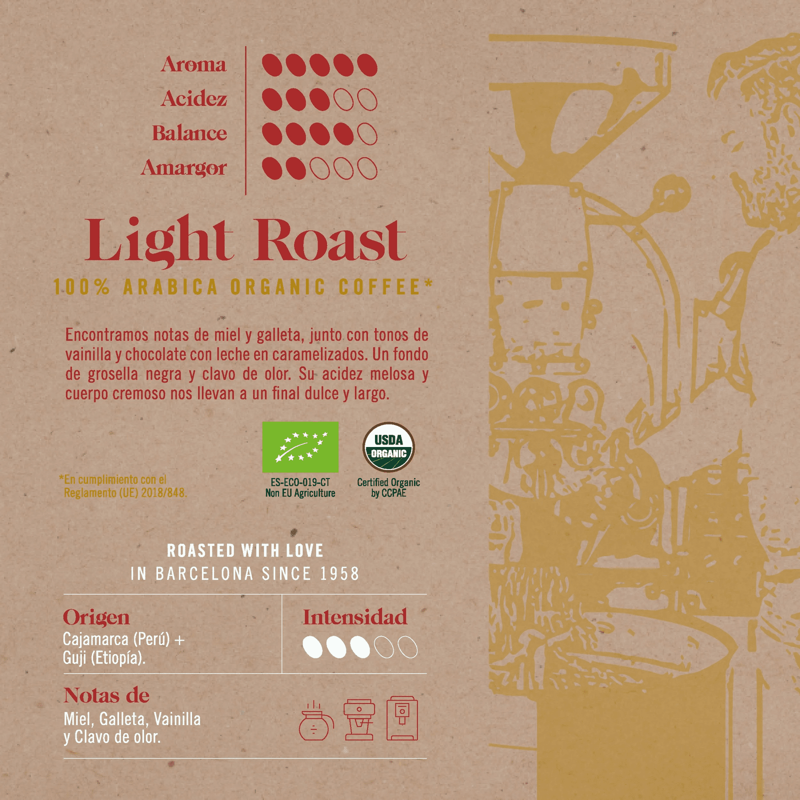 Novell Atelier Økologisk Light Roast (500g)